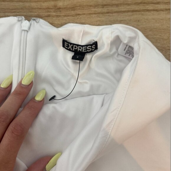 white express tight mini skirt size 2 - Picture 2 of 3